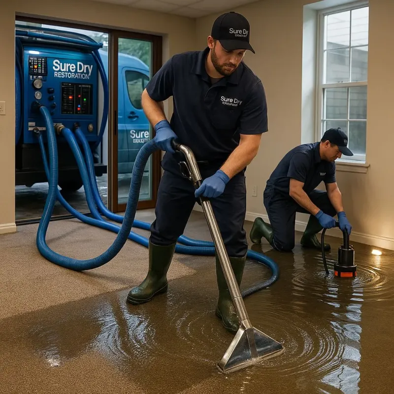 Water Extraction and Removal process in West Carson, CA